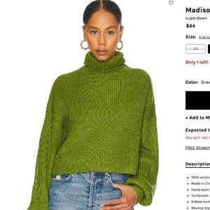 Revolve Superdown Turtleneck Sweater